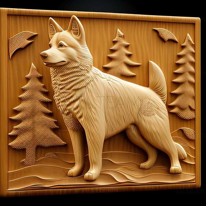 3D модель Карельская медвежья собака (STL)